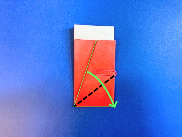 サンタブーツの折り紙の作り方_15