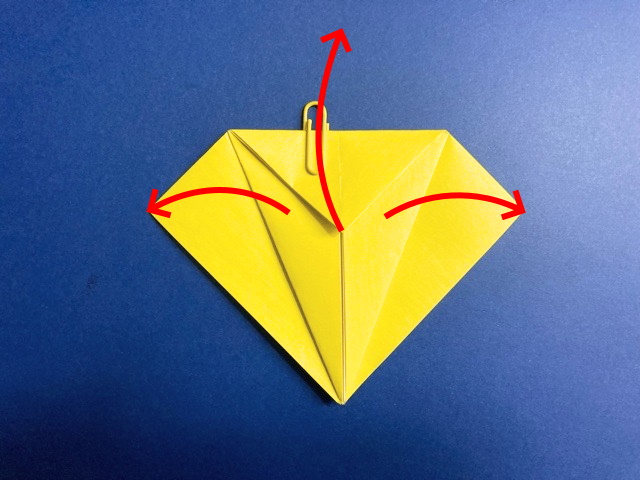 ピカチュウ（ポケモン）の折り紙の作り方_15