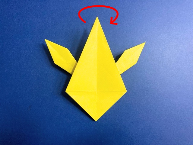 ピカチュウ（ポケモン）の折り紙の作り方_43