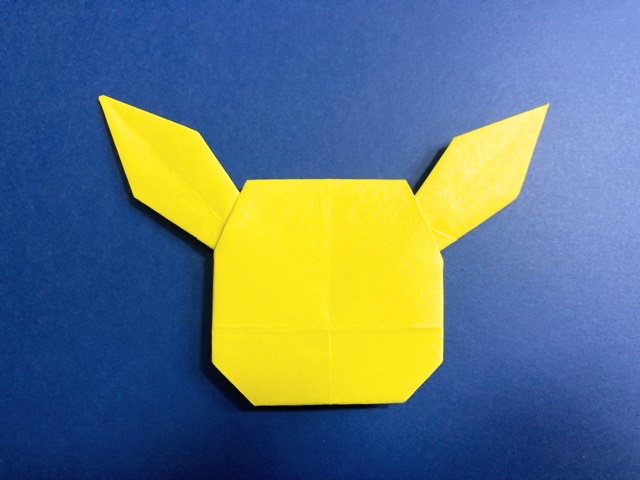 ピカチュウ（ポケモン）の折り紙の作り方_49