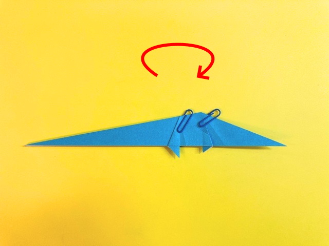 ブラキオサウルスの折り紙の作り方_39