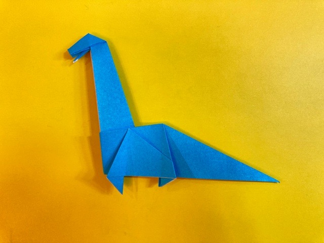 ブラキオサウルスの折り紙の作り方_68