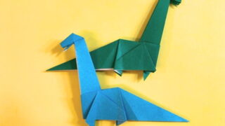 ブラキオサウルスの折り紙の作り方_69-2