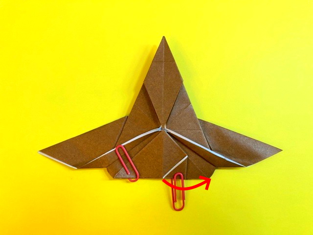 プテラノドンの折り紙の作り方_100