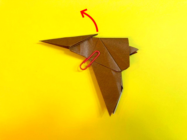 プテラノドンの折り紙の作り方_109