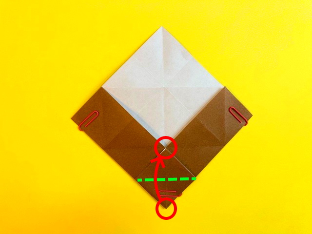プテラノドンの折り紙の作り方_21