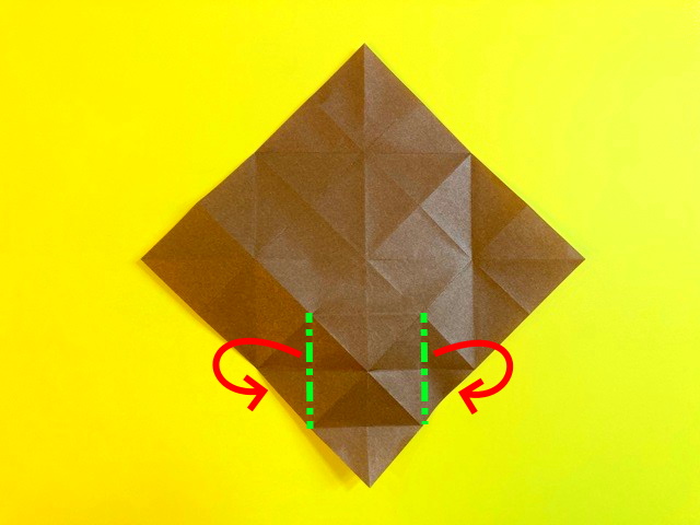 プテラノドンの折り紙の作り方_25
