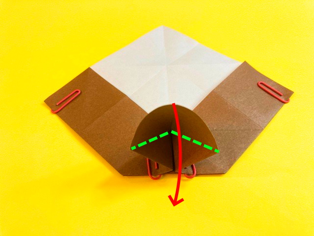 プテラノドンの折り紙の作り方_37