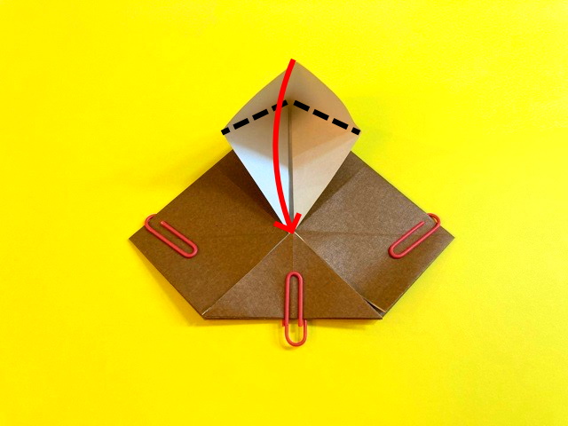 プテラノドンの折り紙の作り方_41