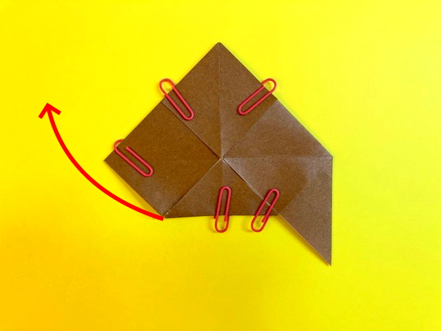 プテラノドンの折り紙の作り方_46