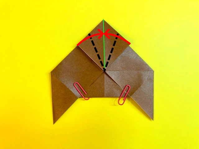プテラノドンの折り紙の作り方_50