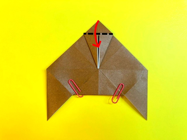 プテラノドンの折り紙の作り方_51