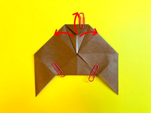 プテラノドンの折り紙の作り方_52