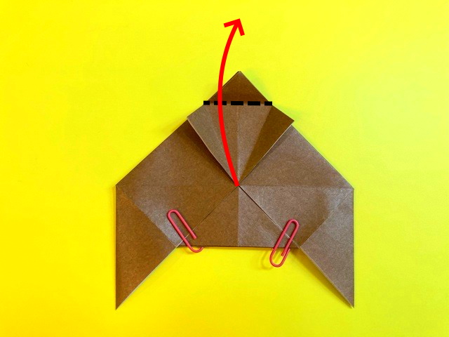 プテラノドンの折り紙の作り方_53