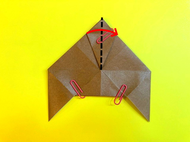 プテラノドンの折り紙の作り方_56