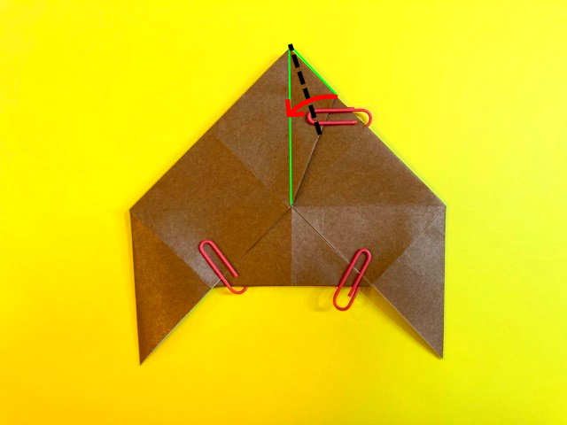 プテラノドンの折り紙の作り方_57