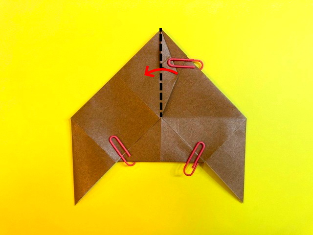 プテラノドンの折り紙の作り方_58