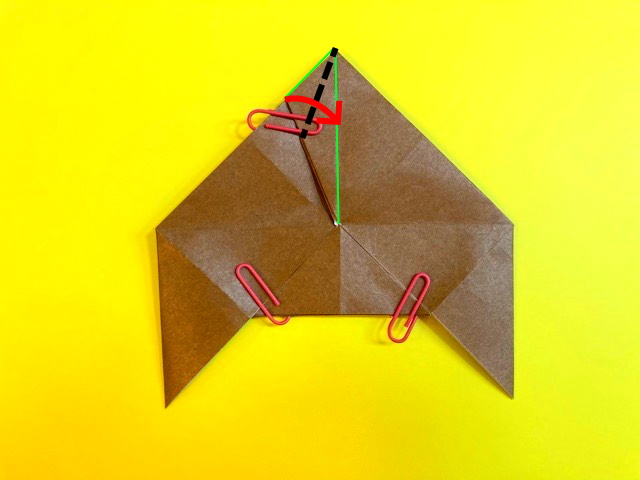 プテラノドンの折り紙の作り方_60
