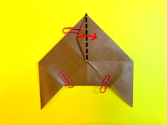 プテラノドンの折り紙の作り方_61
