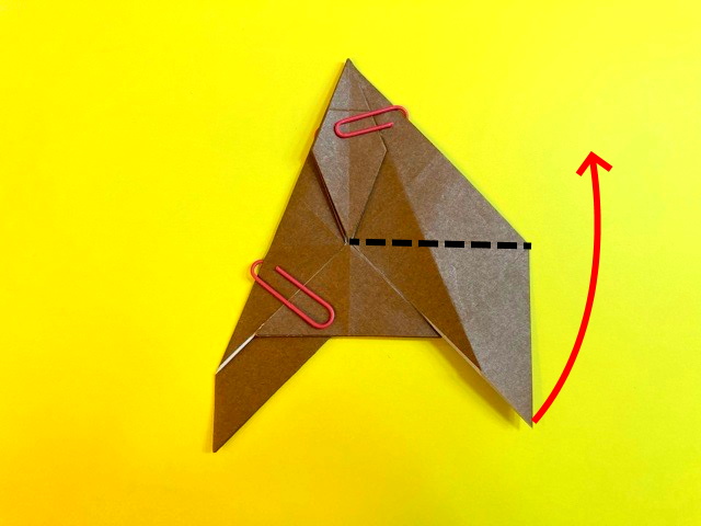 プテラノドンの折り紙の作り方_66