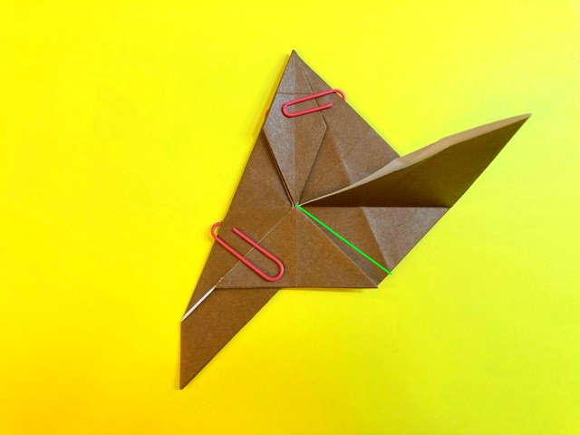プテラノドンの折り紙の作り方_67