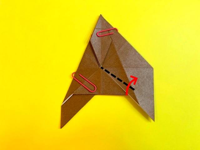 プテラノドンの折り紙の作り方_68