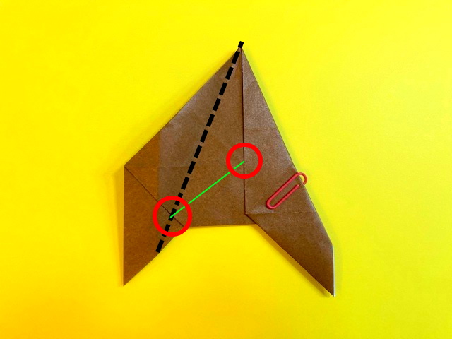 プテラノドンの折り紙の作り方_75