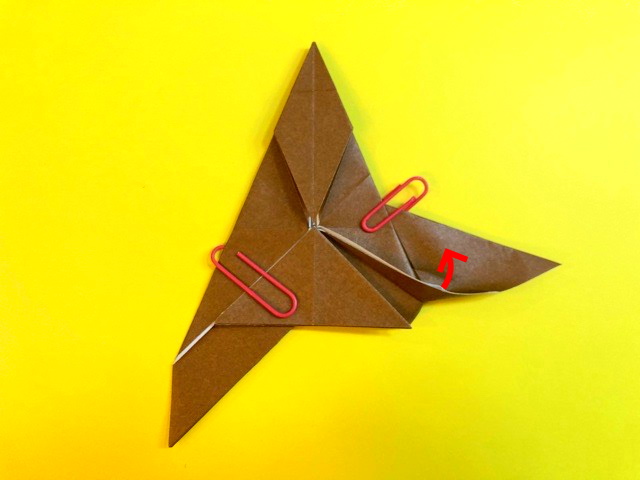 プテラノドンの折り紙の作り方_80