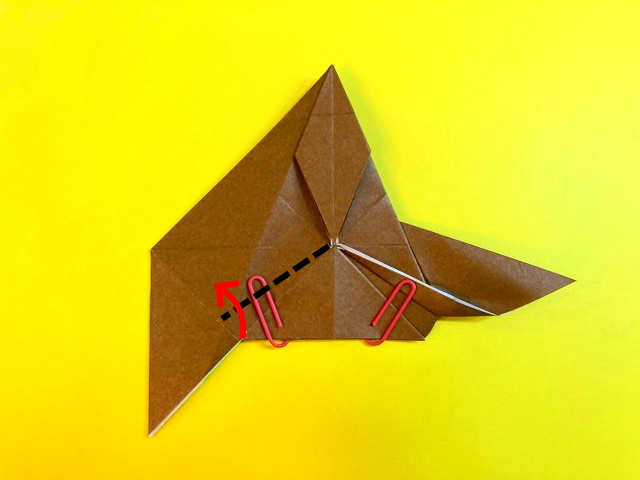 プテラノドンの折り紙の作り方_86