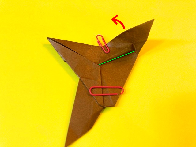 プテラノドンの折り紙の作り方_94