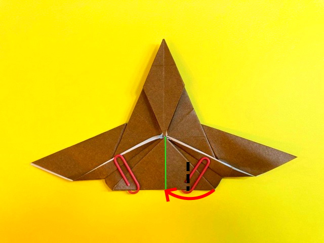 プテラノドンの折り紙の作り方_99