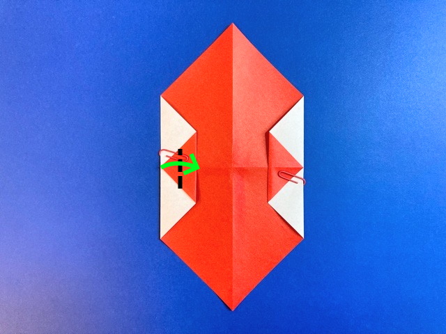 雪だるまの折り紙の作り方_10