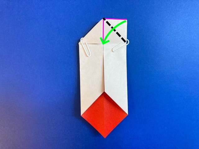 雪だるまの折り紙の作り方_32