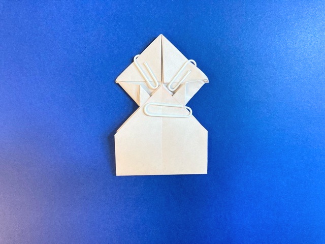 雪だるまの折り紙の作り方_40