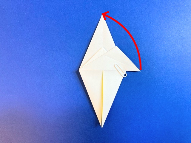雪の結晶の折り紙の作り方_26-2