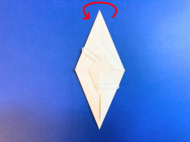 雪の結晶の折り紙の作り方_36