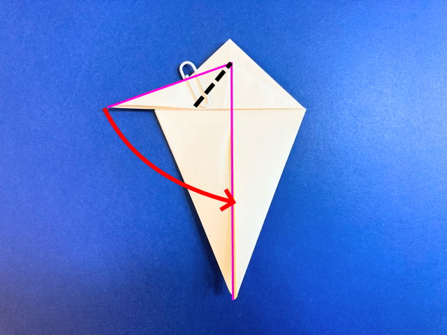 雪の結晶の折り紙の作り方_44