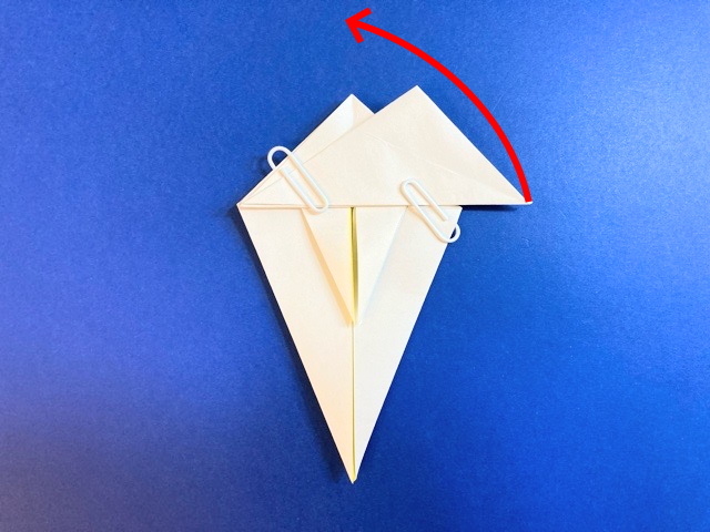 雪の結晶の折り紙の作り方_53