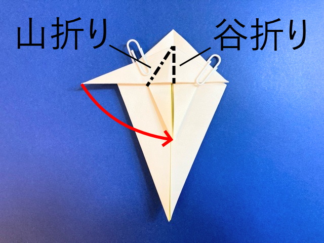 雪の結晶の折り紙の作り方_61