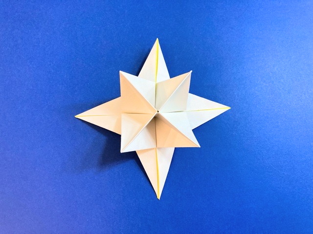 雪の結晶の折り紙の作り方_79