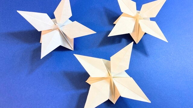 雪の結晶の折り紙の作り方_83