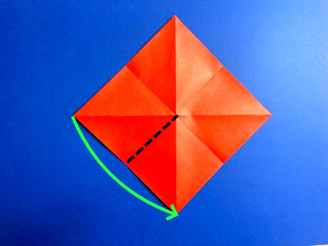 ハートのポケットの折り紙の作り方2_11