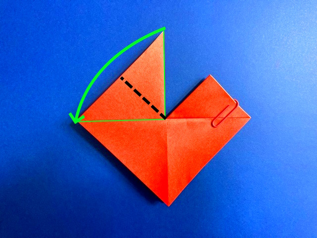 ハートのポケットの折り紙の作り方2_20