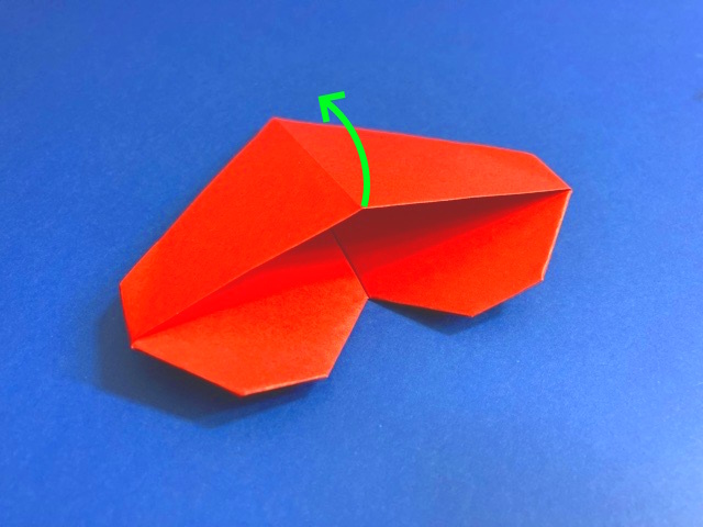 ハートのポケットの折り紙の作り方2_34