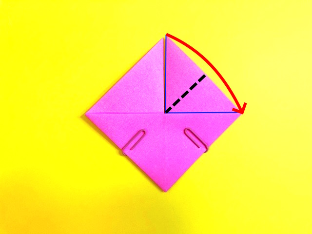 ハートの折り紙の作り方3_09
