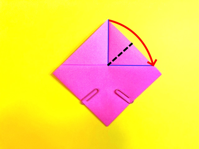 ハートの折り紙の作り方5_09