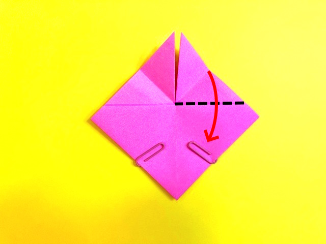 ハートの折り紙の作り方5_12
