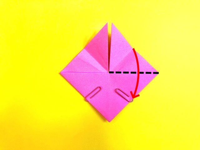 ハートの折り紙の作り方6_12