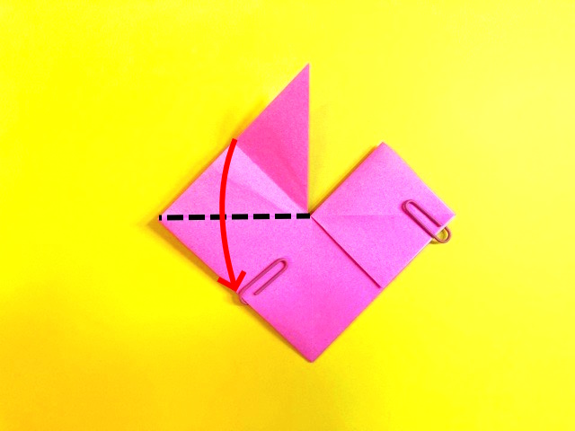 ハートの折り紙の作り方6_14