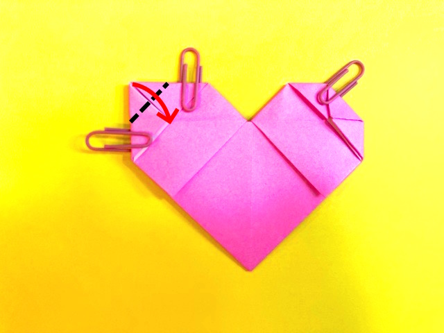 ハートの折り紙の作り方6_21